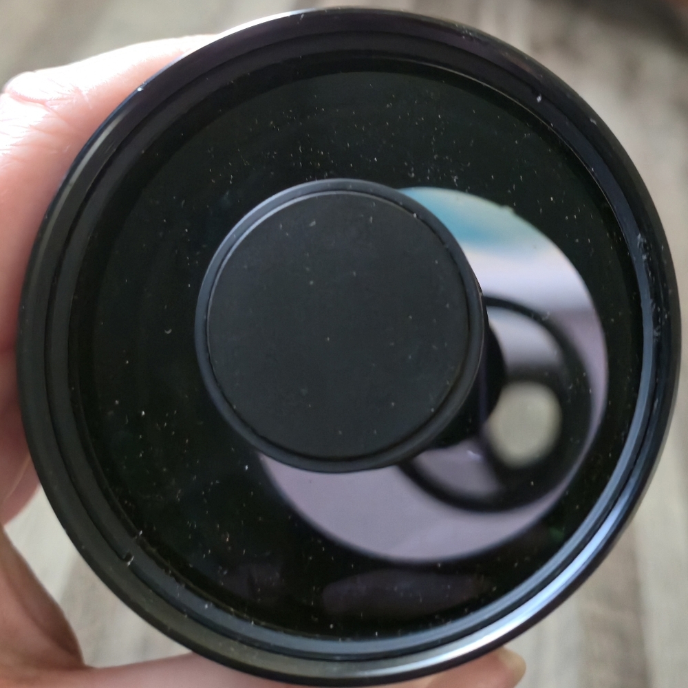Samyang 500mm f8 Mirror Lens Aluminum Reflex T-Mount Telephoto Filters Case Vtg - Picture 13 of 14